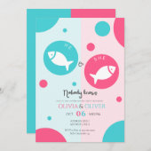 Invitation Un genre de pêche unique révèle (Devant / Derrière)