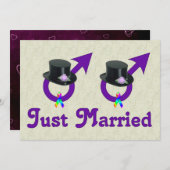 Invitation Un homme gay marié (Devant / Derrière)