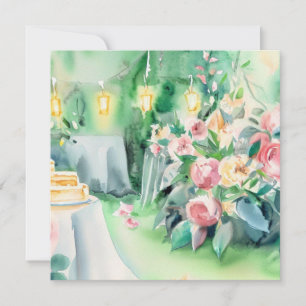 Invitation Un Jardin Enchanté : Tea Soiree, Un Baby shower