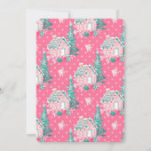 Invitation Un joli Baby shower de petite fille (Dos)