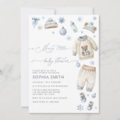 Invitation Un joli Baby shower de vêtements pour bébés (Devant)