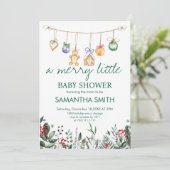Invitation Un joli petit Baby shower (Debout devant)