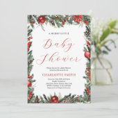 Invitation Un joli petit Baby shower (Debout devant)