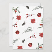 Invitation Un joli petit Baby shower (Dos)