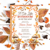 Un Joli Petit Baby shower D'Automne De Champignons