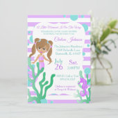 Invitation Un joli petit Baby shower de sirène 🤰 (Debout devant)