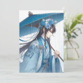 Invitation Un Joli Seigneur Chinois (Style Manga Oriental) (Debout devant)