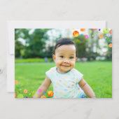 Invitation Un joli Tigre Orange Wild Un Anniversaire | Jungle (Dos)