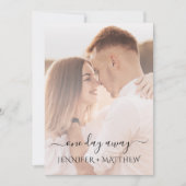 Invitation Un Jour De Dîner De Répétition Photo (Devant)