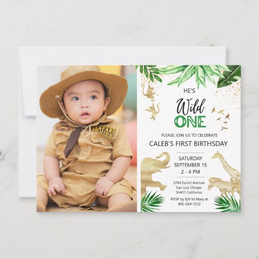 Invitation Un jour férié (Devant)