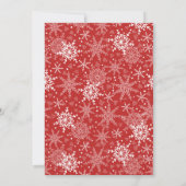 Invitation Un jour férié de l'année Noël 1er anniversaire (Dos)