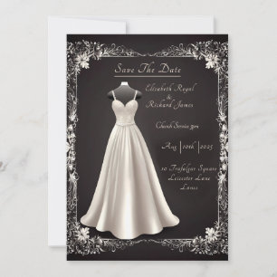 Invitation Un jour pour se souvenir de la robe Mariage