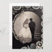 Invitation Un jour pour se souvenir de la robe Mariage (Devant / Derrière)