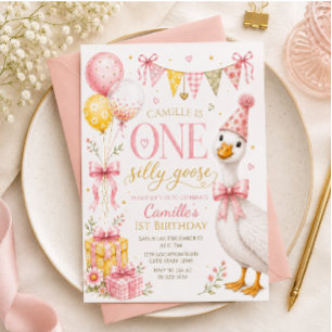 Invitation Un joyeux anniversaire de première année pour une