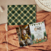 Invitation Un joyeux Camper 1er Anniversaire Photo