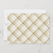 Invitation Un Joyeux Camper Bois Ours Photo Bois 1er Annivers (Dos)