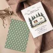 Invitation Un Joyeux Camper Premier anniversaire