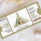 Invitation Un joyeux Camper Premier billet d'anniversaire