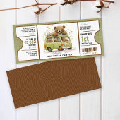 Invitation Un joyeux Camper Premier billet d'anniversaire