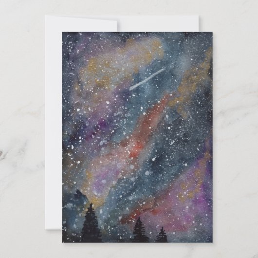 Invitation Un Joyeux Camper Première fête d'anniversaire (Dos)