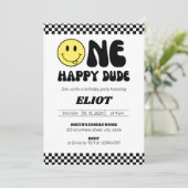 Invitation Un joyeux Dude Boy 1er anniversaire (Debout devant)