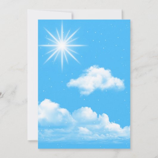 Invitation Un joyeux Noël (Dos)