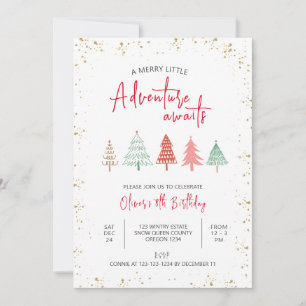 Invitation Un Joyeux Petit Aventure Attend, Garçon 8e Anniver