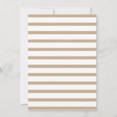 Invitation Un joyeux petit Noël, rouge & ivoire, Baby shower (Dos)