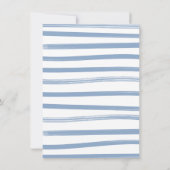 Invitation Un lapin 1er Pâques Printemps fête d'anniversaire (Dos)