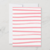 Invitation Un lapin 1er Pâques Printemps fête d'anniversaire (Dos)