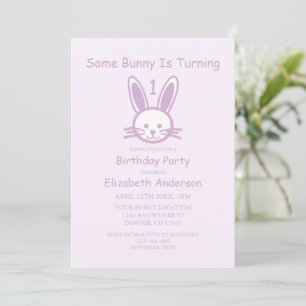 Invitation Un Lapin Est En Train D'En Faire Un : Premier anni