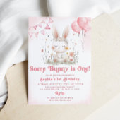 Invitation Un Lapin Est Un Lapin 1Er Anniversaire Fête