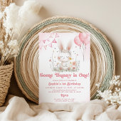 Invitation Un Lapin Est Un Lapin 1Er Anniversaire Fête