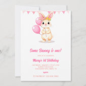 Invitation Un lapin est une invitation, un lapin est Turnin (Devant)