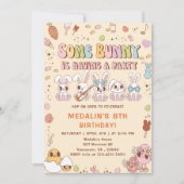 Invitation Un Lapin Fait Une Fête D'anniversaire (Devant)