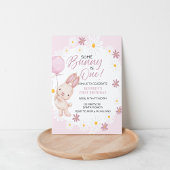 Invitation Un Lapin, Premier Anniversaire, Lapin, 1Er Anniver