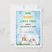 Invitation Un lapin vous aime dans la salle de classe de la S (Devant)