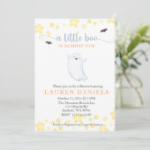 Invitation Un Little Boo est presque attendu Baby shower d'Ha (Debout devant)