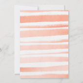 Invitation Un Little Peach est en route baby shower (Dos)