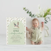 Invitation Un Lucky Mallard Ducks 1er Anniversaire Photo (Debout devant)