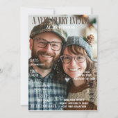 Invitation Un Magazine Du Soir Très Joyeux Photo Couverture (Devant)