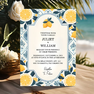 Invitation Un Mariage Arch Food Fun Lime Citron