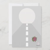 Invitation Un Mariage de Brunch vient de se marier - Gray (Dos)