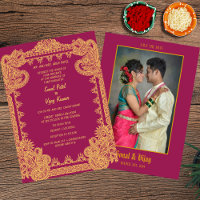 Un Mariage indien hindou en duple avec une image