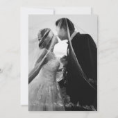 Invitation Un mariage jaune annonce le renouvellement et la f (Dos)