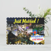 Invitation Un Mariage marié à Las Vegas (Debout devant)