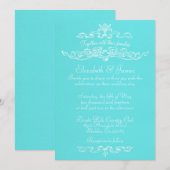Invitation Un mariage moderne et luxueux (Devant / Derrière)