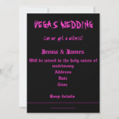 Invitation Un mariage rose de vegas (Dos)