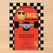 Invitation Un Mec Cool pour 1er Premier Anniversai (Recto)
