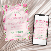 Invitation Un Melon Anniversaire 1ère année